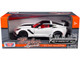 2019 Chevrolet Corvette ZR1 White and Black with Red Interior Timeless Legends Series 1/24 Diecast Model Car Motormax 79356TL-WR