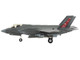 Lockheed Martin F 35A Lightning II Aircraft Red Tail 187th Fighter Wing Alabama Air National Guard 2024 United States Air Force Air Power Series 1/72 Diecast Model Hobby Master HA4440