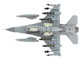 Lockheed F 16D Fighting Falcon Fighter Aircraft 628 Barak 105 Squadron The Scorpion" Israeli Air Force Air Power Series 1/72 Diecast Model Hobby Master HA38038