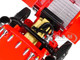 White Western Star 4900 with 36 Vintage Flat Top Sleeper and Wilson 40 Vintage Refridgerated Trailer Red and White with Stripes 1/64 Diecast Model DCP/First Gear 60-1945