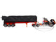 Kenworth W990 Day Cab and MAC Coal End Dump Trailer Black with Orange Graphics 1/64 Diecast Model DCP/First Gear 60-2008