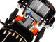 Kenworth W990 Day Cab and MAC Coal End Dump Trailer Black with Orange Graphics 1/64 Diecast Model DCP/First Gear 60-2008