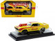 1969 Chevrolet Camaro SS RS Shell Oil Yellow with Red Stripes Limited Edition to 6550 pieces Worldwide 1/24 Diecast Model Car M2 Machines 40300-129A