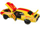 1969 Chevrolet Camaro SS RS Shell Oil Yellow with Red Stripes Limited Edition to 6550 pieces Worldwide 1/24 Diecast Model Car M2 Machines 40300-129A