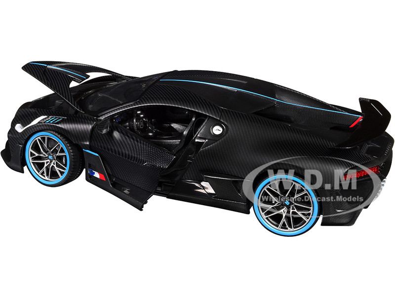 Bugatti Divo Carbon Fiber with Blue Accents 