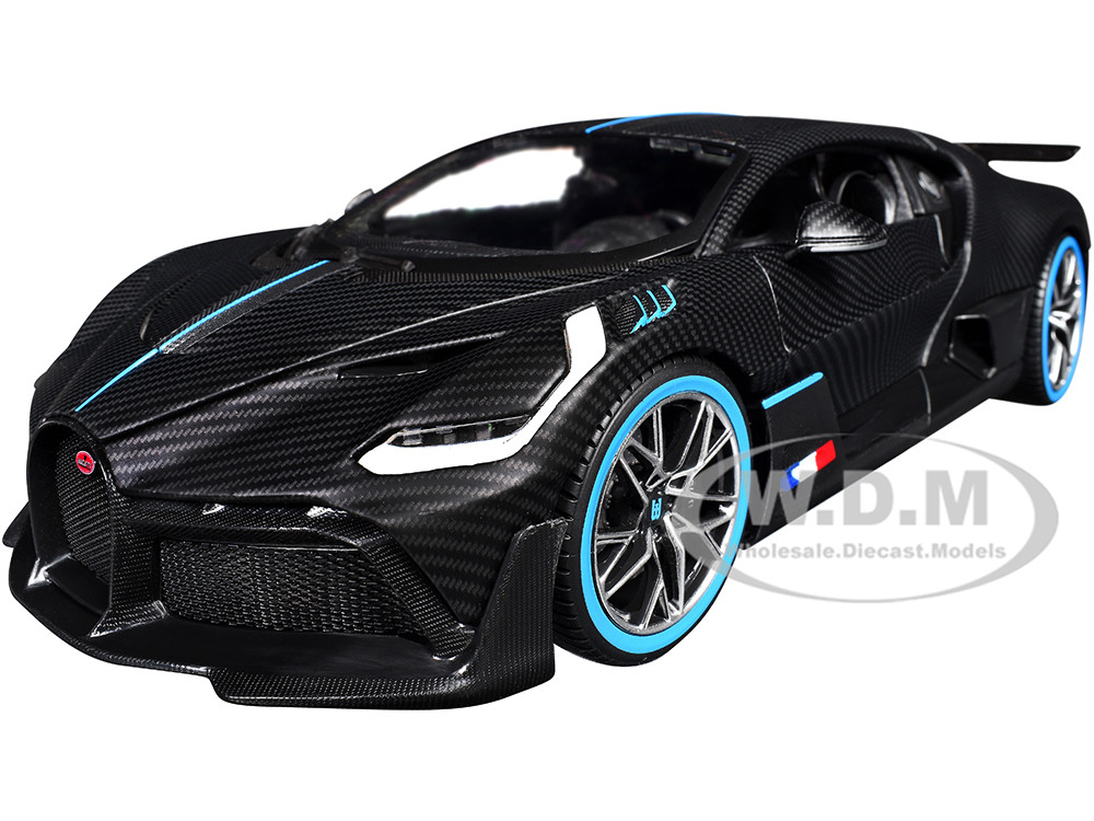Bugatti Divo Carbon Fiber with Blue Accents 