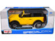 2021 Ford Bronco Badlands Yellow with Black Top Special Edition 1/24 Diecast Model Car Maisto 31530y