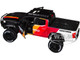 2023 Toyota Tacoma TRD PRO Off Road Pickup Truck Matt Black with Graphics and Roofrack Maisto Design Series 1/27 Diecast Model Car Maisto 32458MBK
