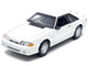 1993 Ford Mustang SVT Cobra White Special Edition Series 1/24 Diecast Model Car Maisto 32906WH