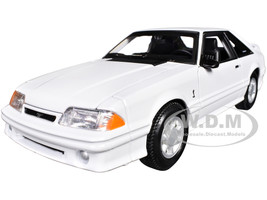 1993 Ford Mustang SVT Cobra White Special Edition Series 1/24 Diecast Model Car Maisto 32906WH