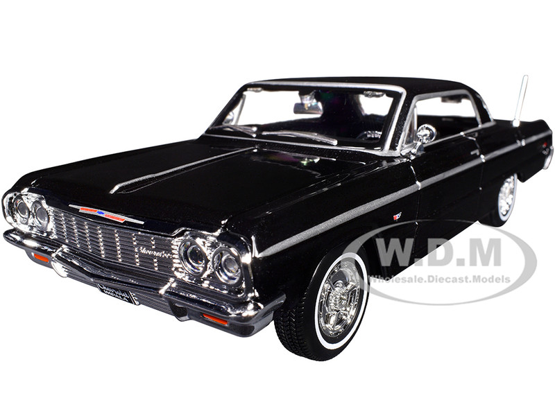 1964 Chevrolet Impala SS Black Special Edition Series 1/26 Diecast Model Car Maisto 32908BK