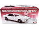 1968 Pontiac Firebird First Ram Air II White Limited Edition to 400 pieces Worldwide 1/18 Diecast Model Car ACME A1805220
