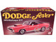 1970 Dodge Challenger R T Dodge Fever Bright Red with Black Stripes and Black Vinyl Top Limited Edition to 588 pieces Worldwide 1/18 Diecast Model Car ACME A1806028