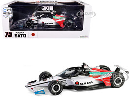 Dallara IndyCar #75 Takuma Sato AMADA Rahal Letterman Lanigan Racing NTT IndyCar Series 2024 1/18 Diecast Model Car Greenlight 11260