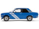 1972 Datsun 510 Blue Metallic with White Stripes Show it Like it is a Champion Vintage Ad Cars Series 11 1/64 Diecast Model Car Greenlight 39150C