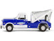 1969 Chevrolet C30 Dually Wrecker Tow Truck Yenko Blue with White Top Dually Drivers Series 15 1/64 Diecast Model Car Greenlight 46150A