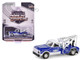 1969 Chevrolet C30 Dually Wrecker Tow Truck Yenko Blue with White Top Dually Drivers Series 15 1/64 Diecast Model Car Greenlight 46150A