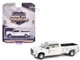 2023 Ram 3500 Laramie Dually Pickup Truck LAPD Los Angeles Police Department White Dually Drivers Series 15 1/64 Diecast Model Car Greenlight 46150F