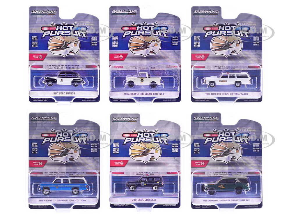 【6台セット】グリーンライト　ホットパシュート パトロールカー　1/64 s-l400.jpg