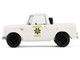 1964 Harvester Scout Half Cab Pickup Truck California Highway Patrol Beige Hot Pursuit Series 46 1/64 Diecast Model Car by Greenlight 43040B