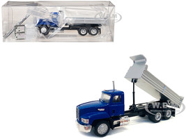 Mack Dump Truck Blue 1/87 (HO) Plastic Model Car Promotex 006599BL