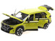 2023 BMW XM Yellow with Black Stripes 1/18 Diecast Model Car Minichamps MC110023302