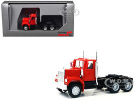 GMC Sleeper Cab Red 1/87 (HO) Plastic Model Car by Promotex