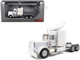 Peterbilt Sleeper Cab with Chrome Chassis White 1/87 (HO) Plastic Model Car Promotex 035232W