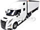 Volvo VNL 860 High Roof Sleeper and 53 Trailer with Skirts White 1/50 Diecast Model First Gear 50-3501