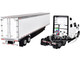 Volvo VNL 860 High Roof Sleeper and 53 Trailer with Skirts White 1/50 Diecast Model First Gear 50-3501