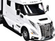 Volvo VNL 860 High Roof Sleeper and 53 Trailer with Skirts White 1/50 Diecast Model First Gear 50-3501