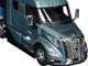Volvo VNL 860 High Roof Sleeper and 53 Trailer with Skirts Coastal Mist Gray Metallic 1/50 Diecast Model First Gear 50-3502