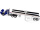 Kenworth W990 Day Cab with Walker Food Grade Tank Trailer Viper Blue 1/64 Diecast Model DCP/First Gear 60-2094