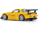 Mazda RX7 FD RE Amemiya Widebody RHD Right Hand Drive Yellow with Carbon Hood 1/64 Diecast Model Car Pop Race PR640116