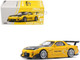 Mazda RX7 FD RE Amemiya Widebody RHD Right Hand Drive Yellow with Carbon Hood 1/64 Diecast Model Car Pop Race PR640116