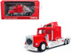 Kenworth W900 with Extra Large Sleeper Red 1/87 (HO) Plastic Model Car Promotex 035235R