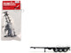 Container Chassis for 3 Axle 40ft Trailer 1/87 (HO) Plastic Model Promotex 005315BK