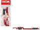 Heavy Equipment Lowboy Trailer with Jeep Red 1/87 (HO) Plastic Model Promotex 005392R