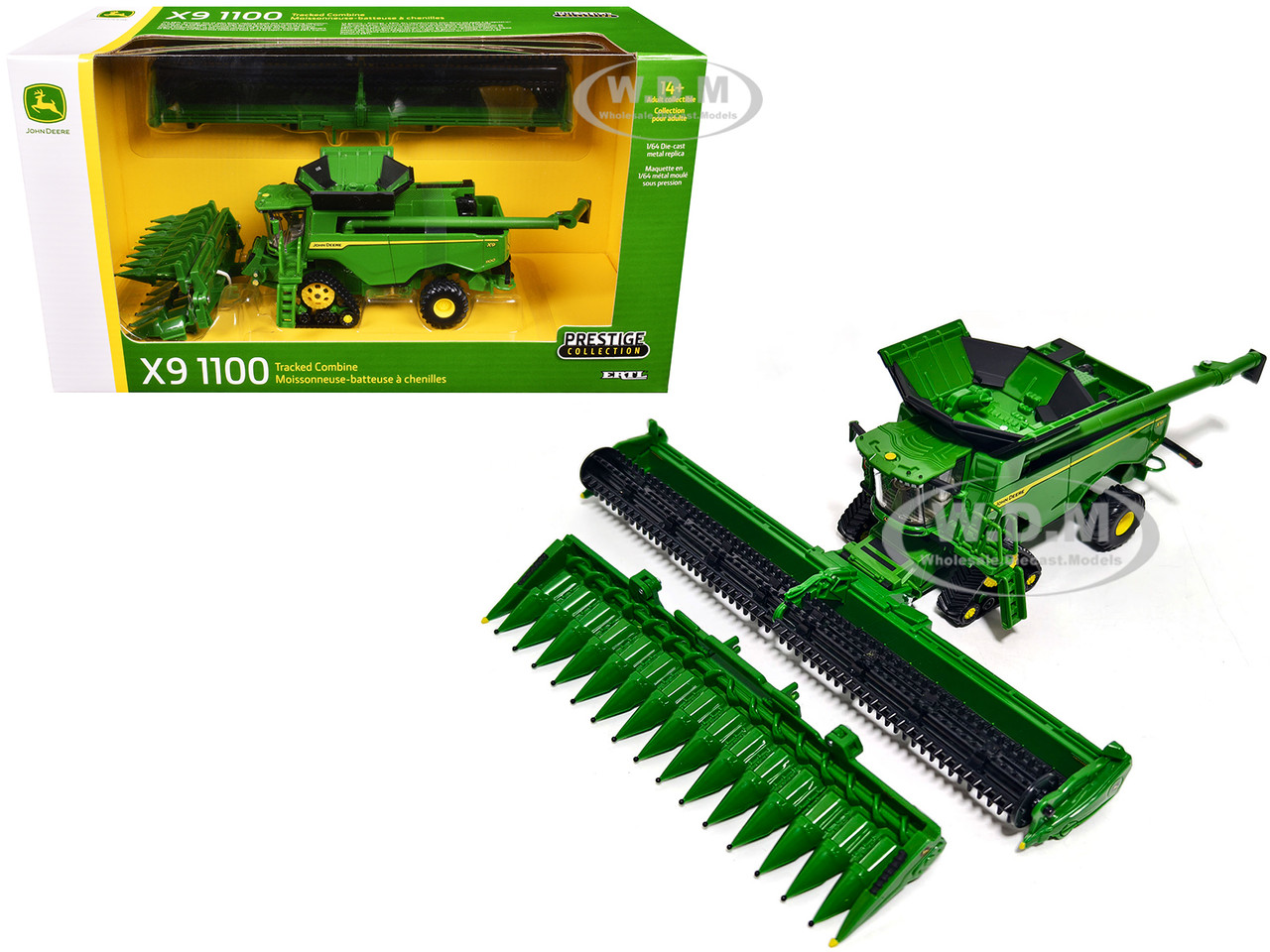 thumbnail image 2 of ERTL 1/64 Prestige X9 1100 Tracked Combine – John Deere LP82778 – Diecast Model 2 of 2