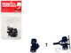 Lowboy Single Axle Booster with Integrated Rear Axle and Fenders 2 Sets 1/87 (HO) Plastic Model Promotex 005521BK