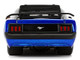 1970 Ford Mustang Boss 429 Black and Blue Metallic with Flames Bigtime Muscle Series 1/24 Diecast Model Car Jada 36154