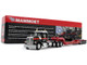 Kenworth W990 Heavy Haul Day Cab and Magnitude Tri Axle Lowboy Trailer with Flip Tail Mammoet Black and Red 1/64 Diecast Model DCP/First Gear 69-1869