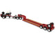 Kenworth W990 Heavy Haul Day Cab and Magnitude Tri Axle Lowboy Trailer with Flip Tail Mammoet Black and Red 1/64 Diecast Model DCP/First Gear 69-1869