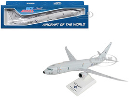 Boeing P-8A Poseidon Transport Aircraft United States Navy Gray Snap-Fit 1/130 Plastic Model Skymarks SKR1119