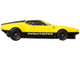 De Tomaso Pantera Gruppo 4 Yellow with Black Stripes Boulevard Series Diecast Model Car Hot Wheels HRT75