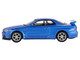 Nissan Skyline GT R R34 V Spec RHD Right Hand Drive Bayside Blue Metallic Limited Edition 1/64 Diecast Model Car Mini GT MGT00759