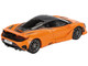 McLaren 750S McLaren Orange with Black Top Limited Edition 1/64 Diecast Model Car Mini GT MGT00814