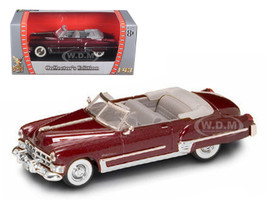 1949 Cadillac Coupe De Ville Metallic Red 1/43 Diecast Car Road Signature 94223