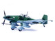 Junkers Ju 87G2 Stuka Bomber Aircraft 10 Pz SG 2 Immelmann T6 BB Oberst Hans Ulrich Rudel Romania 1944 German Luftwaffe Wing Series 1/72 Diecast Model Panzerkampf 14647PC