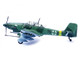 Junkers Ju 87G2 Stuka Bomber Aircraft 10 Pz SG 2 Immelmann T6 BB Oberst Hans Ulrich Rudel Romania 1944 German Luftwaffe Wing Series 1/72 Diecast Model Panzerkampf 14647PC